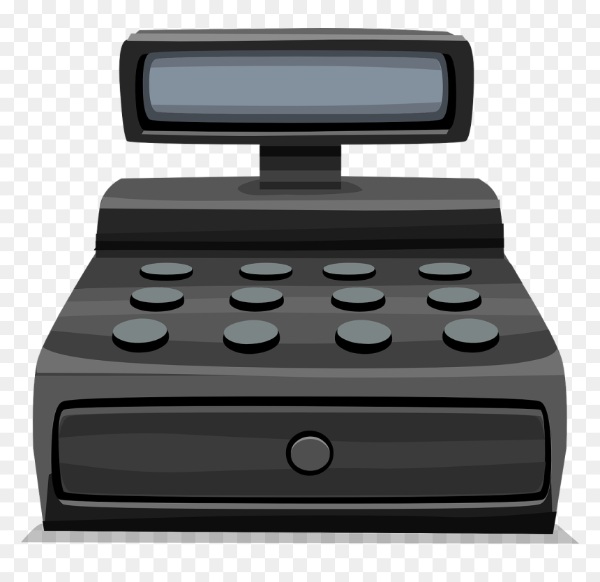 Cash Register Clipart Png, Transparent Png - cashier png