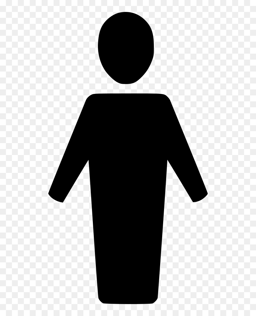 Girl Bathroom Icon, HD Png Download - person symbol png