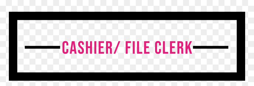 My Hair Back And Forth, HD Png Download - cashier png