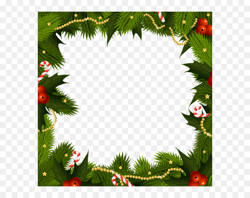 Christmas Border Transparent Background, HD Png Download - free christmas png