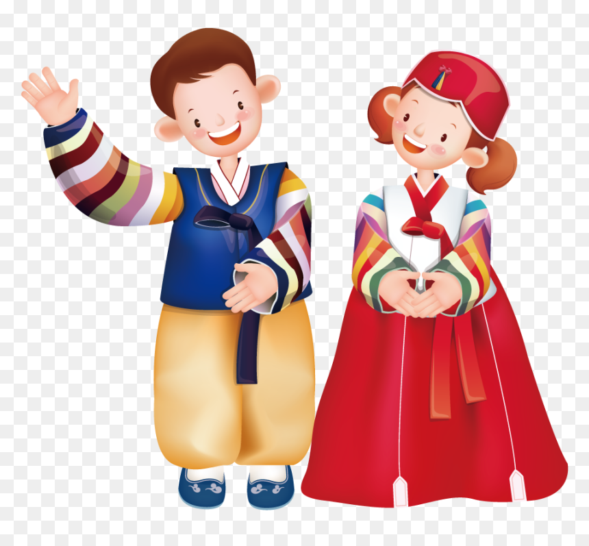 Korean Children Cartoon, HD Png Download - korean png