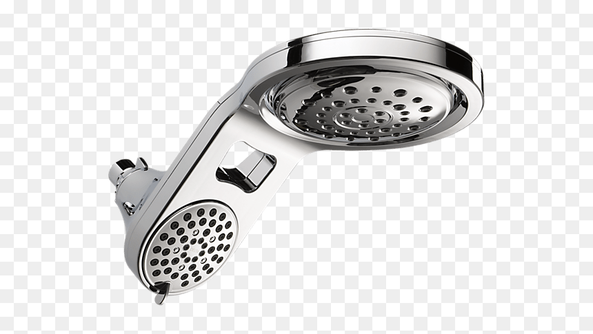 Delta 75598 Hydro Rain Dual Shower Head, HD Png Download - shower head png