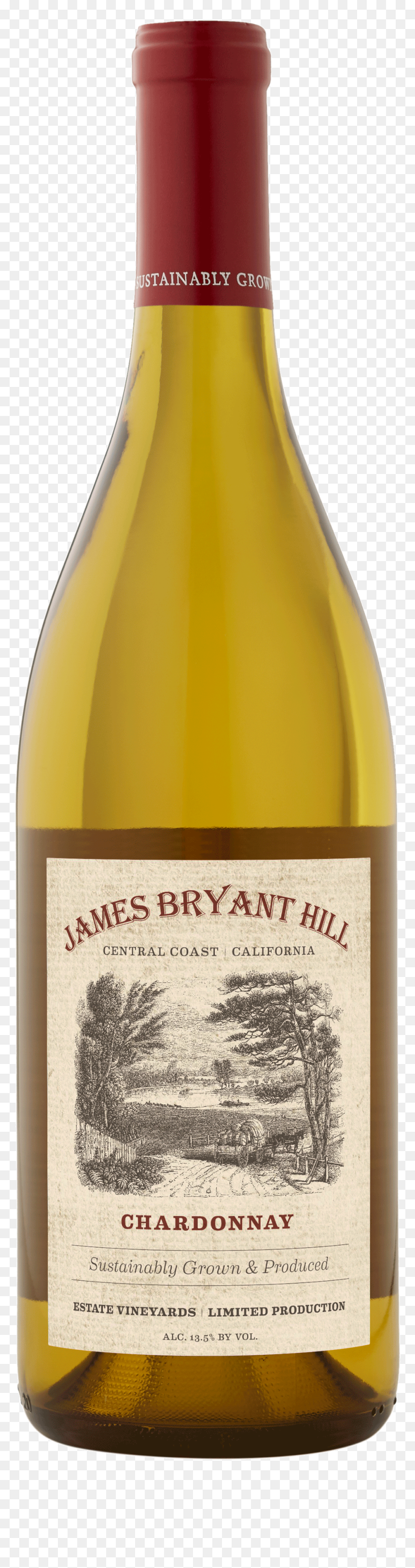Chardonnay Chardonnay - James Bryant Hill Chardonnay, HD Png Download - bottle png