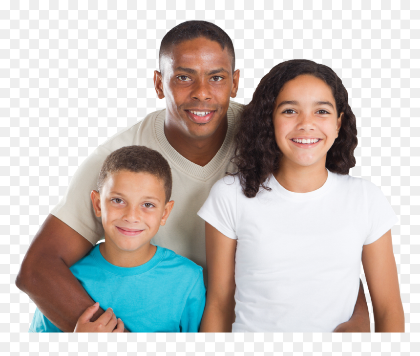 Dad And Kids Png Download Image - Png Dad And Children, Transparent Png - kid png