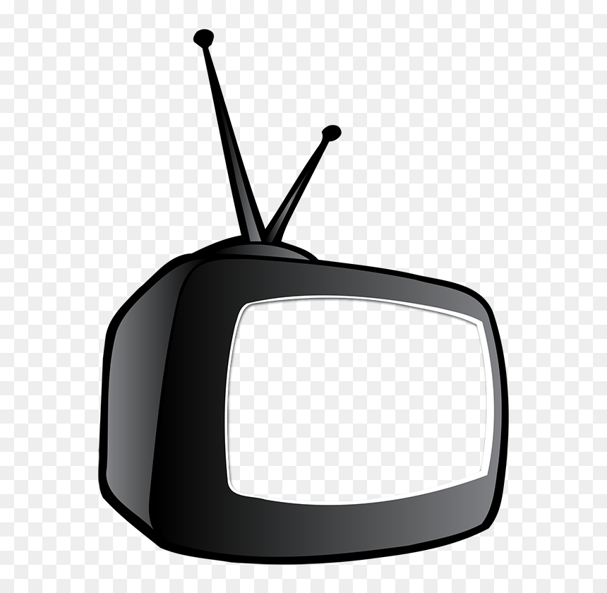 Television Cartoon Transparent, HD Png Download - old tv png