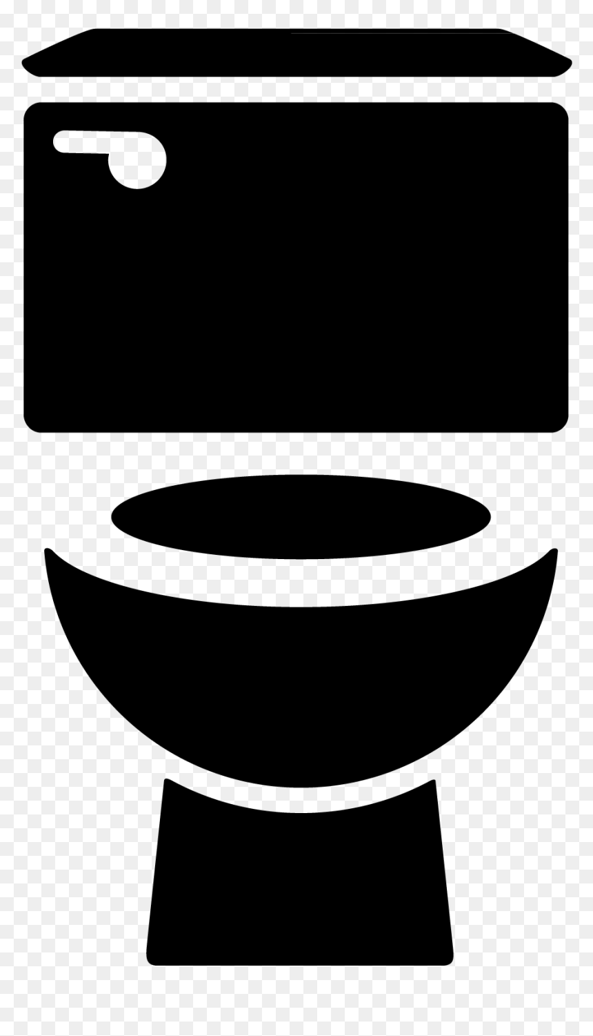 Restroom Toilet Icon Drain - Restroom Toilet Sign, HD Png Download - toilet png
