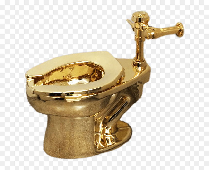 Toilet Gold Clip Arts - Golden Toilet Png, Transparent Png - toilet png