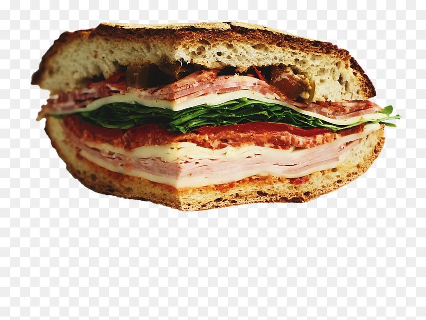 Mold On Turkey Slices, HD Png Download - sandwich png