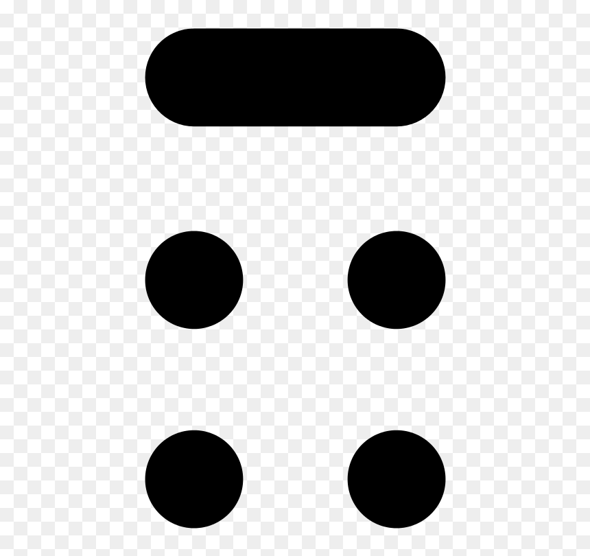 Braille Pattern Dots 2356 Bars - Circle, HD Png Download - dots png