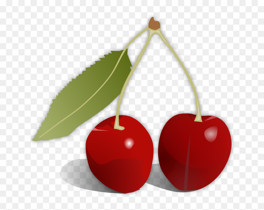 Cherry Png Free Download - 2 Cherries, Transparent Png - cherry png