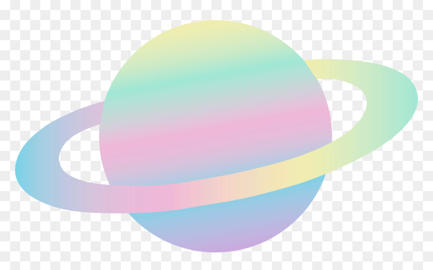Pastel Clipart, HD Png Download - saturn png