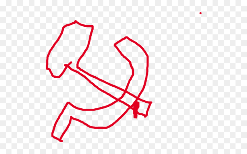 Drawing, HD Png Download - hammer and sickle png