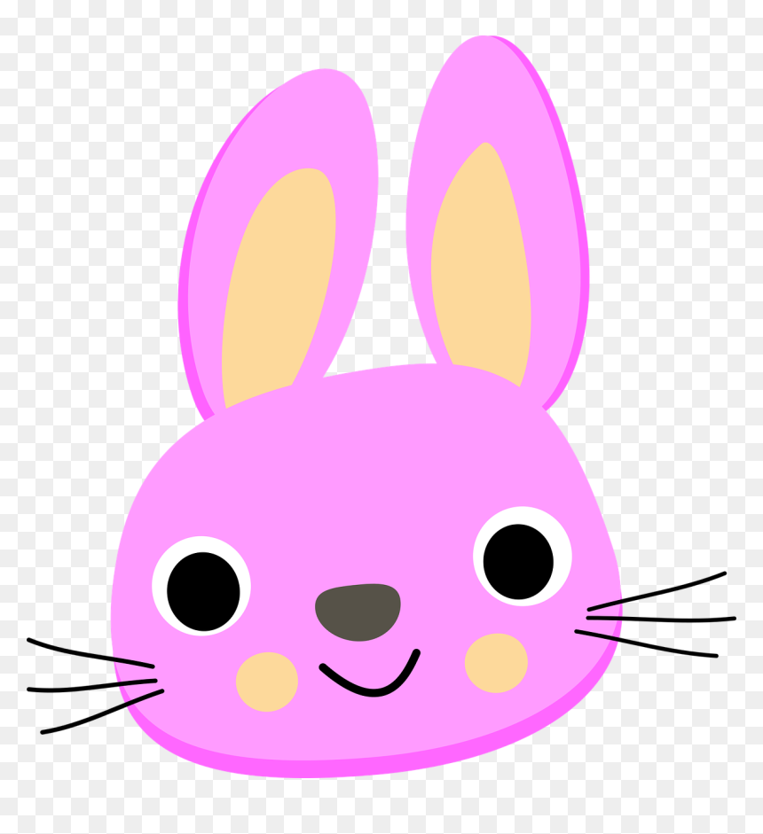 Pink Bunny Clip Art, HD Png Download - rabbit png