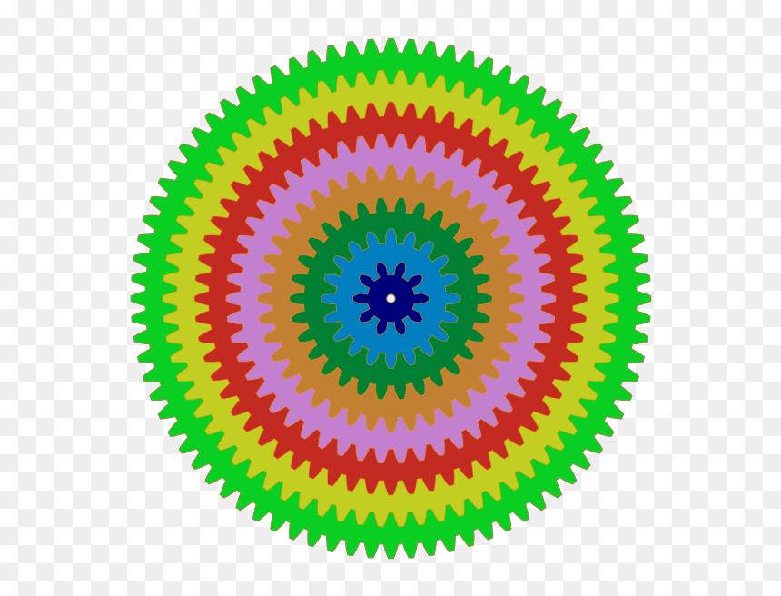 Colorful Gears Png Icons - Cg200 Starter Clutch 16, Transparent Png - gears png