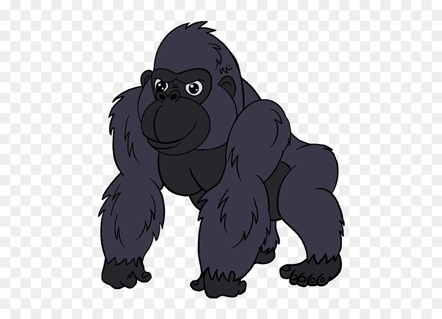 Eat Clipart Gorilla - Gorilla Clipart, HD Png Download - gorilla png