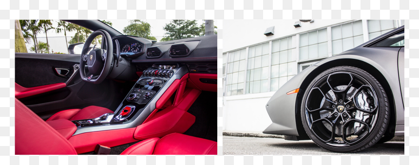 Lamborghini Huracan Interior And Exterior Rental Miami - Lamborghini Reventón, HD Png Download - lamborghini png