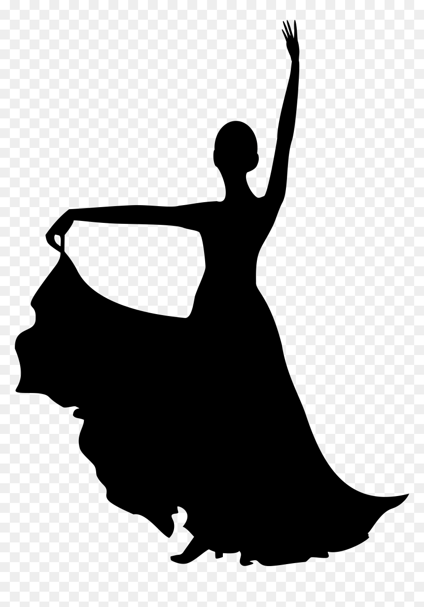 Dancer Images Silhouettes Collection - Flamenco Dancer Silhouette, HD Png Download - dance png