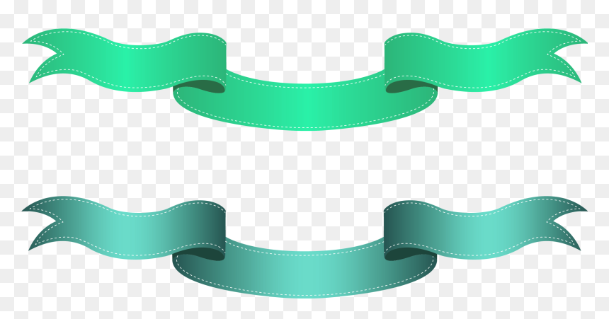 Green And Blue Banners Png Clipart Gallery - Clip Art, Transparent Png - banners png