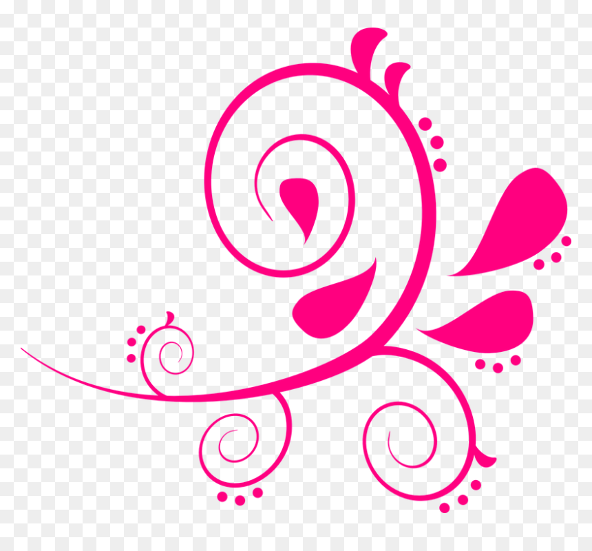 Thumb Image - Coral Color Clip Art, HD Png Download - swirls png