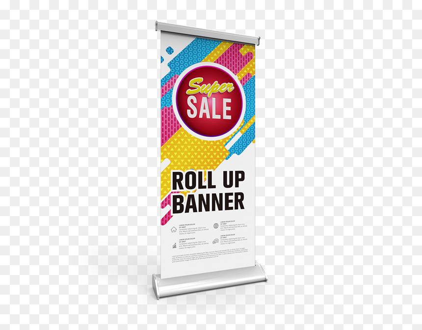 Deluxe Retractable Banner Stand With Wide Teardrop - Banner, HD Png Download - tear drop png