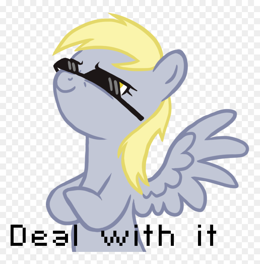 Free Deal With It Sunglasses Png - My Little Pony Deal, Transparent Png - deal with it sunglasses png