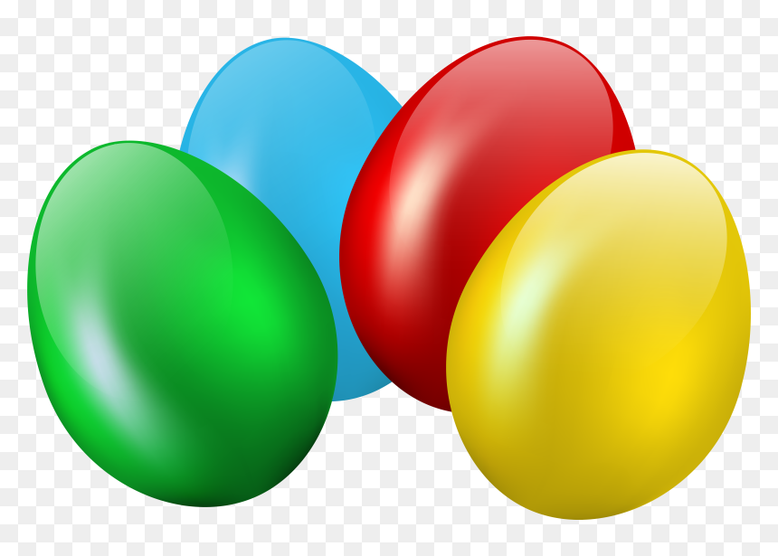 Easter Egg Clip Art - Transparent Background Easter Eggs Png, Png Download - easter eggs png