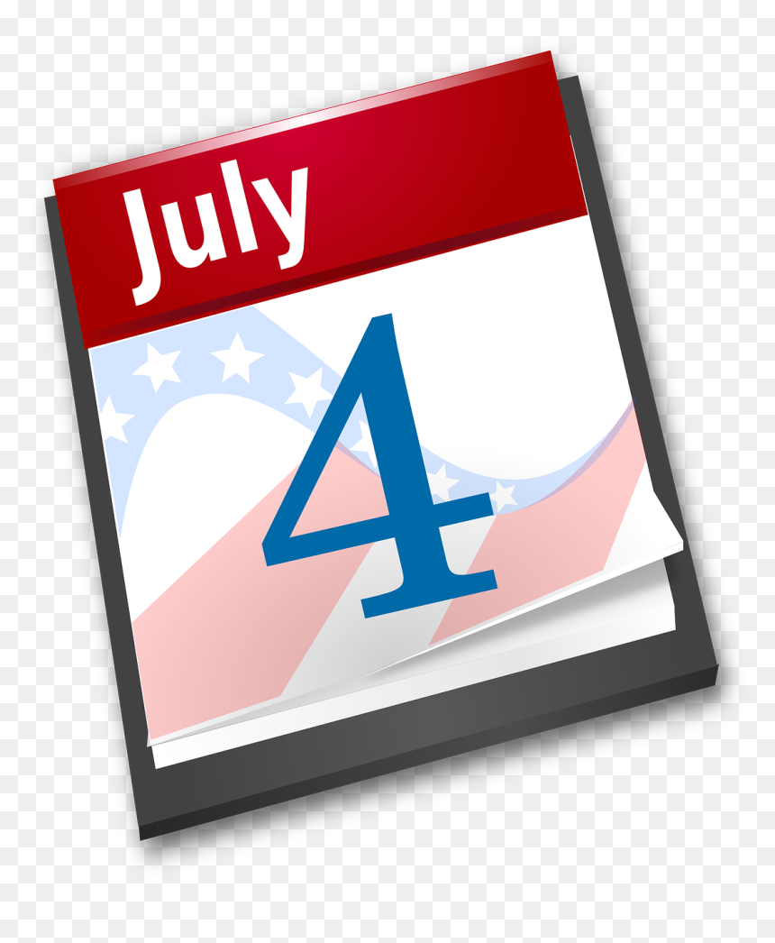 Independence Day July 4th Png - Transparent Background July 4 Png, Png Download - 4th of july png