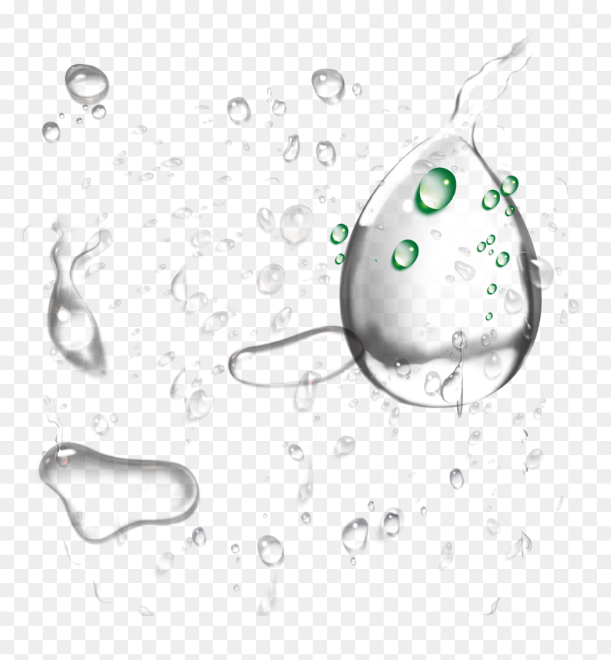 Drop Transparency And Translucency - Gotras De Agua .png, Transparent Png - water drops png
