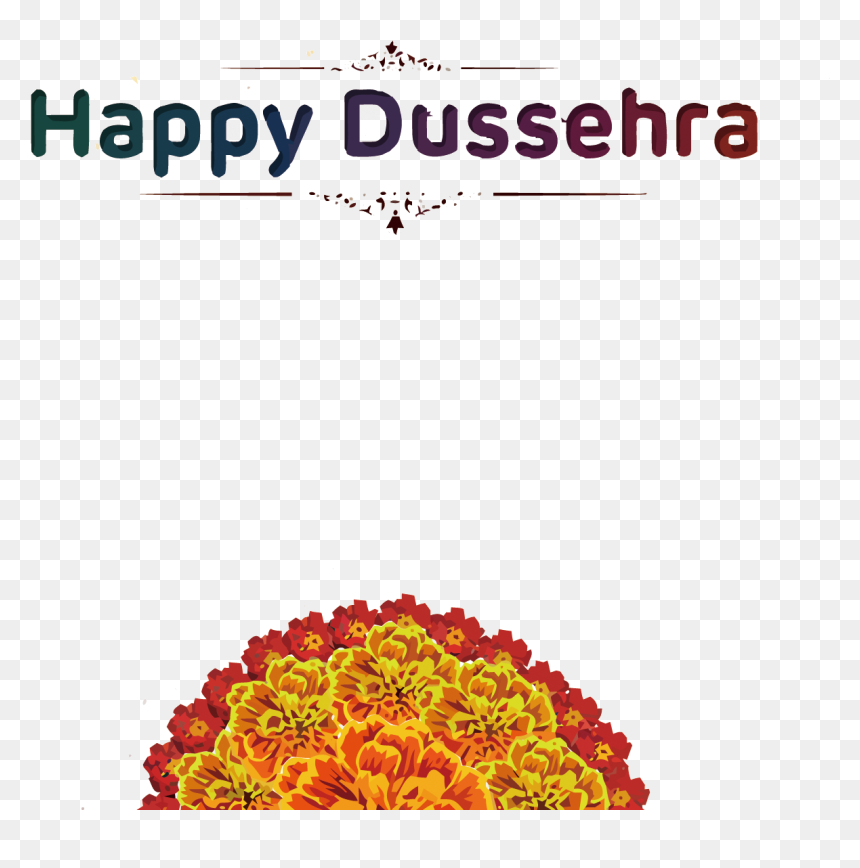 Happy Dussehra Png Picture - Durga Mata Png Text, Transparent Png - happy png