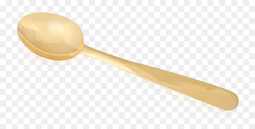 Adorable Golden Spoon - Metal, HD Png Download - spoon png