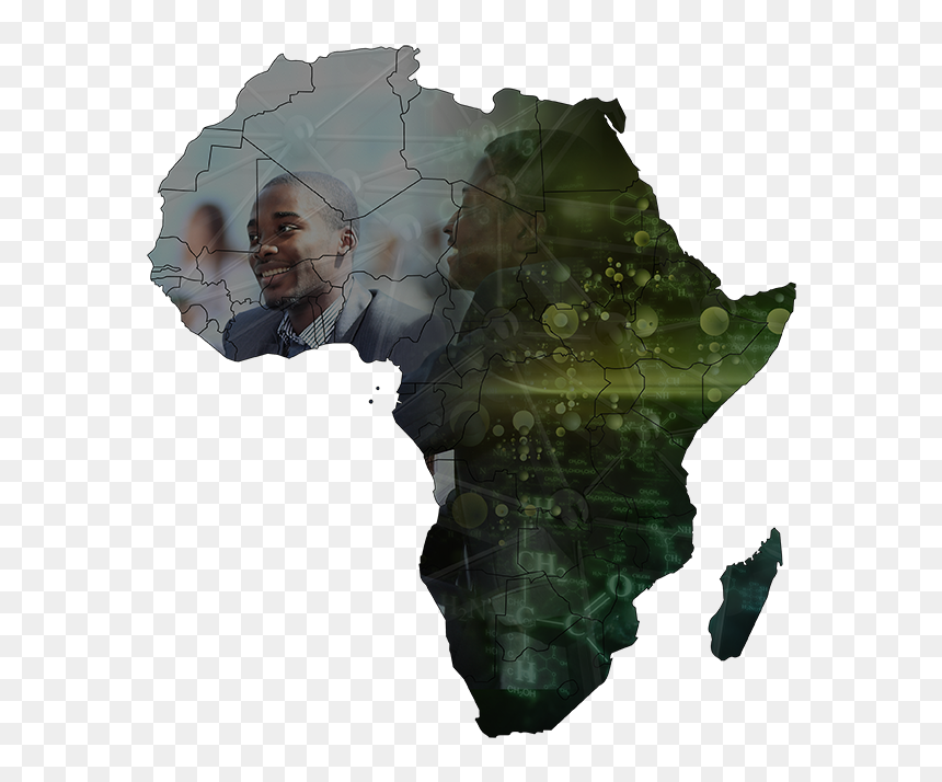 Map-africa - Map Of Africa Silhouette Vector, HD Png Download - africa png