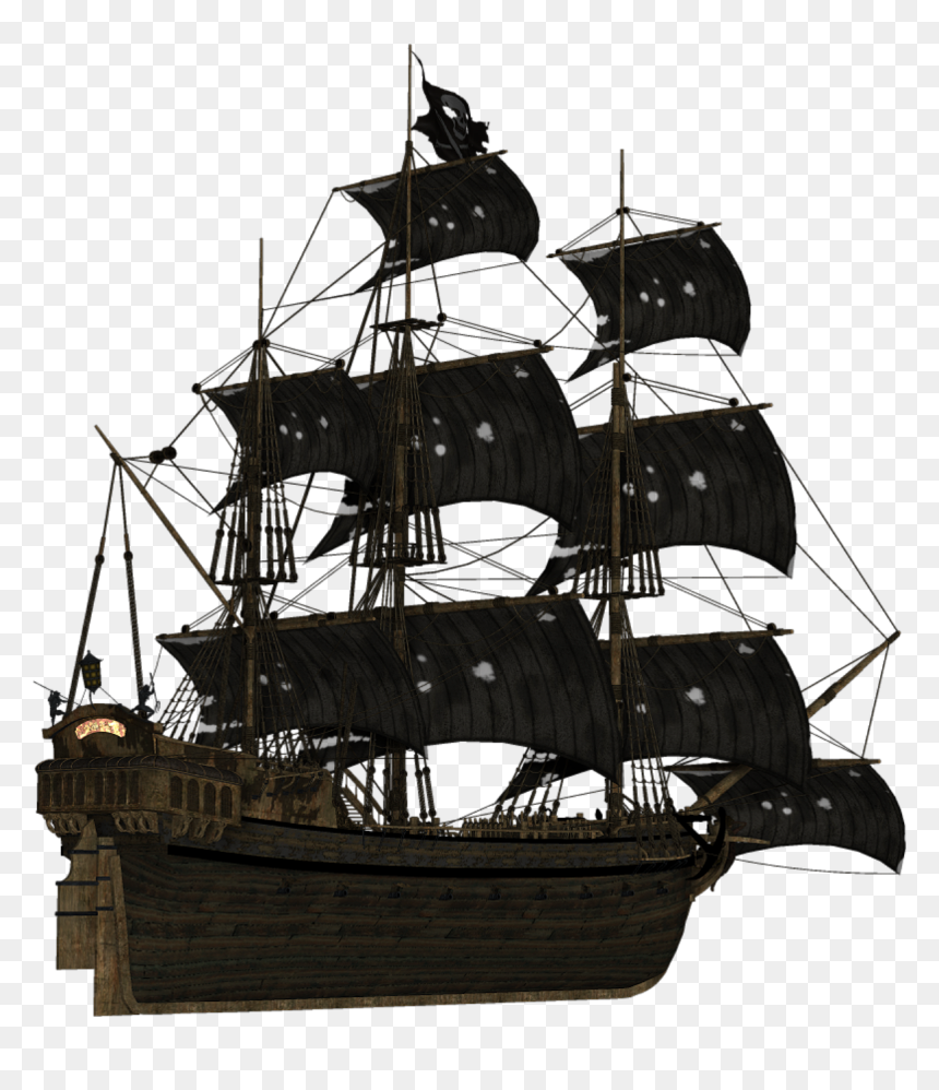 Jpg Transparent Jack Sparrow Pirates Of The Caribbean - Pirate Ship Png, Png Download - pirate ship png