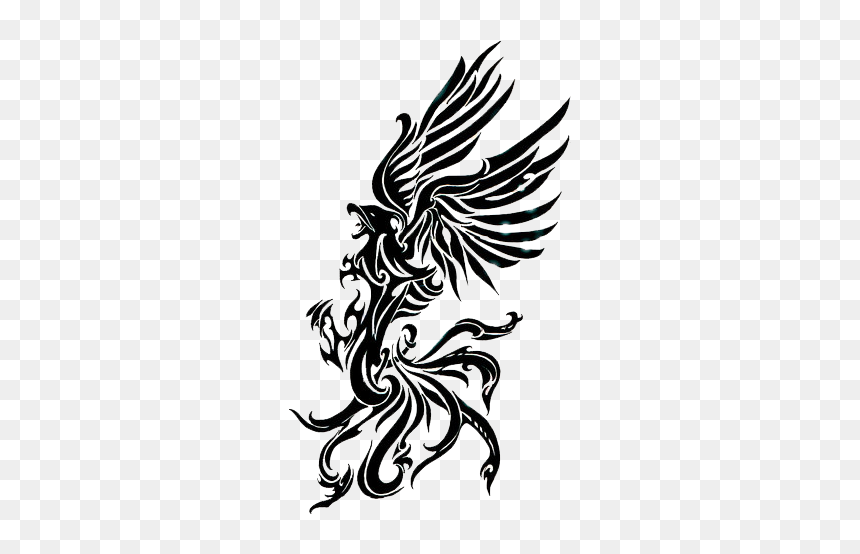 Phoenix Tattoos Png Clipart - Transparent Phoenix Tattoo Png, Png Download - phoenix png