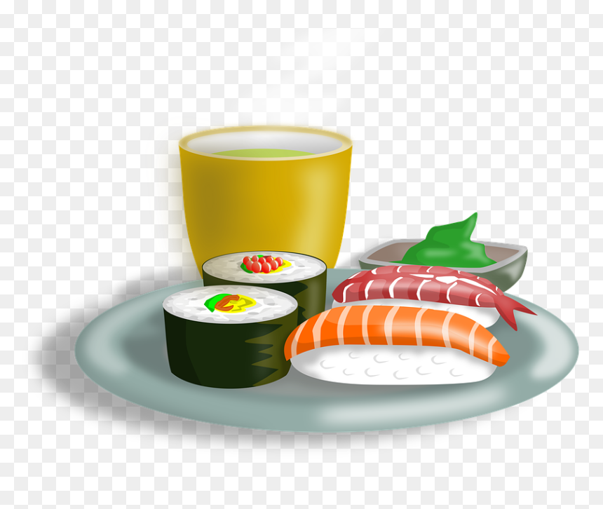 Gimbap, HD Png Download - sushi png