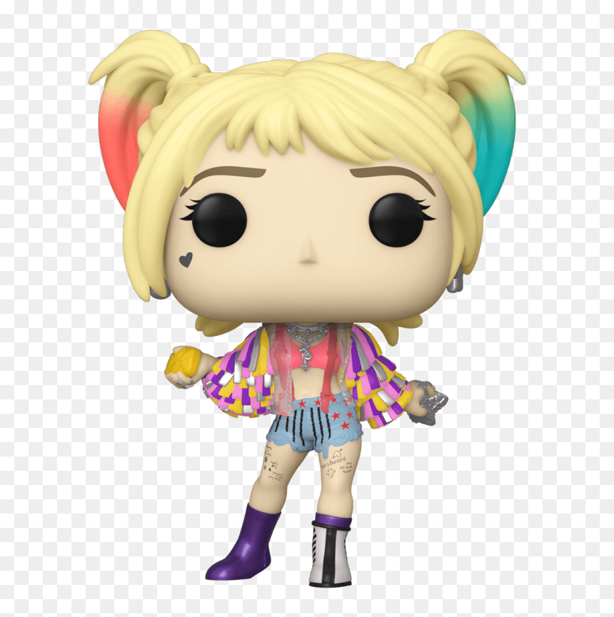 Funko Pop Harley Quinn Birds Of Prey, HD Png Download - caution tape png