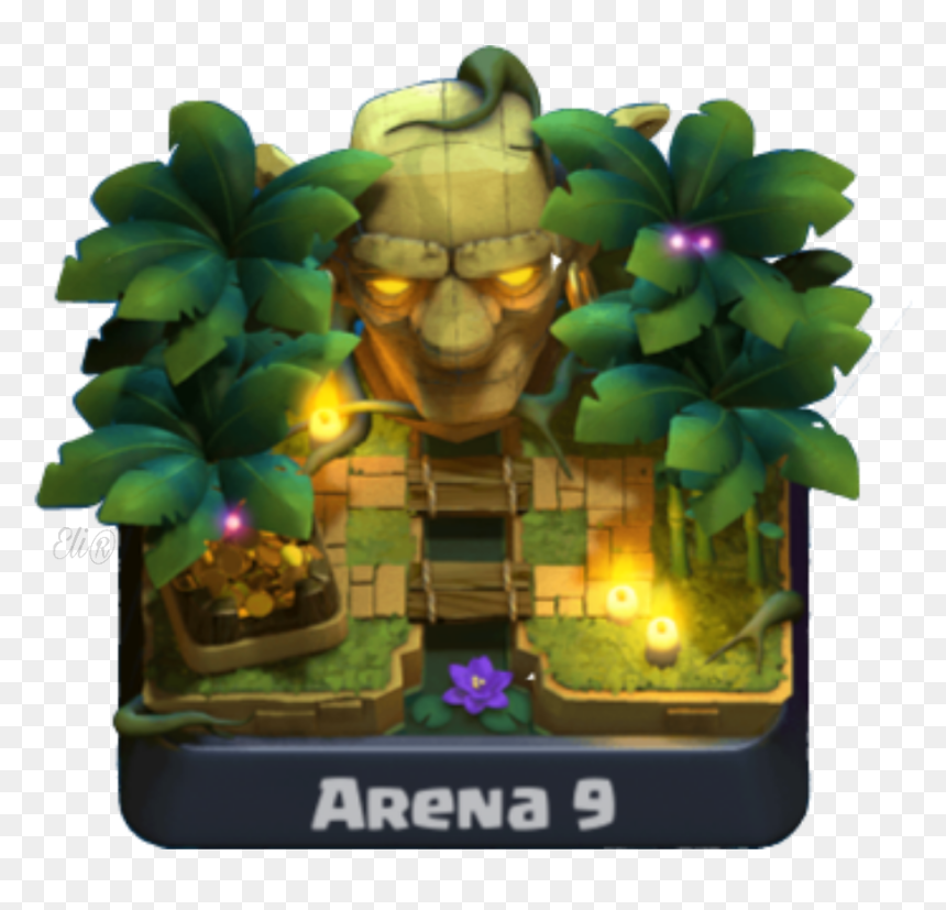 Nueva Arena 9 En Clash Royale - Jungle Arena Clash Royale, HD Png Download - clash royale png