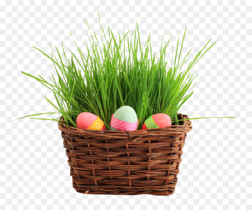 Easter Egg Basket Transparent, HD Png Download - easter eggs png