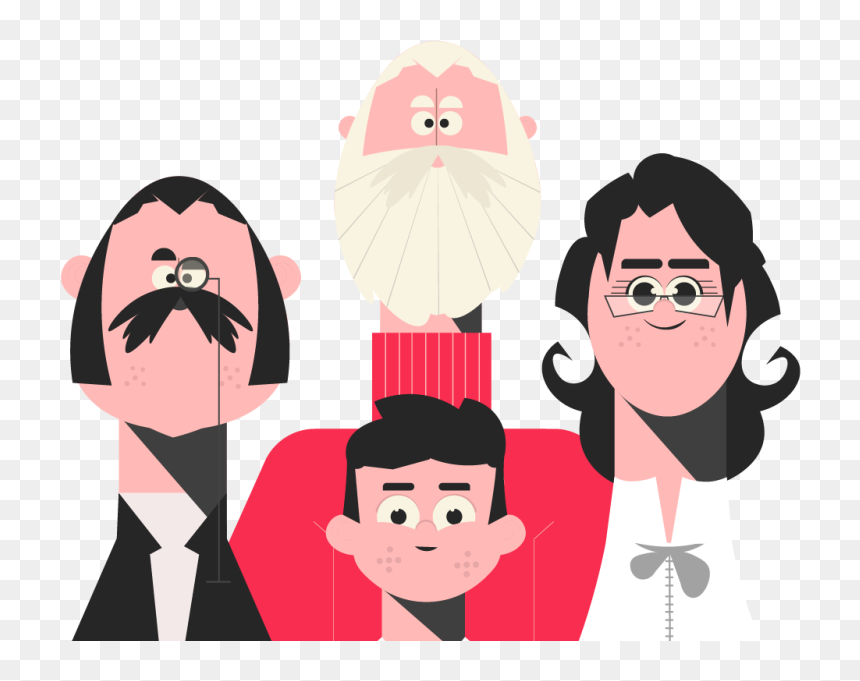 2 - Cartoon, HD Png Download - santa beard png