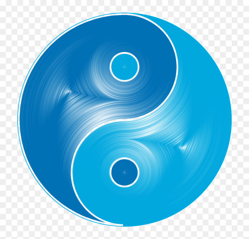 Water And Air Yin Yang Clipart - Water Yin Yang Png, Transparent Png - yin yang png