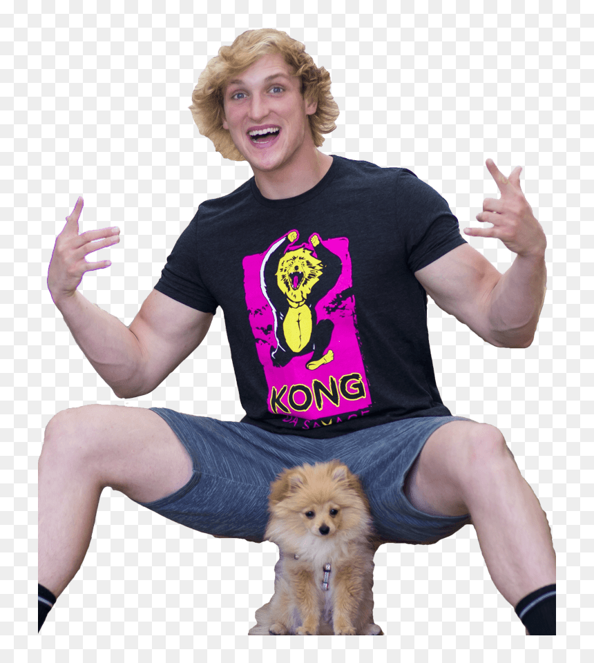 Kong Da Savage Shirt - Kong Da Savage With Logan, HD Png Download - logan paul png