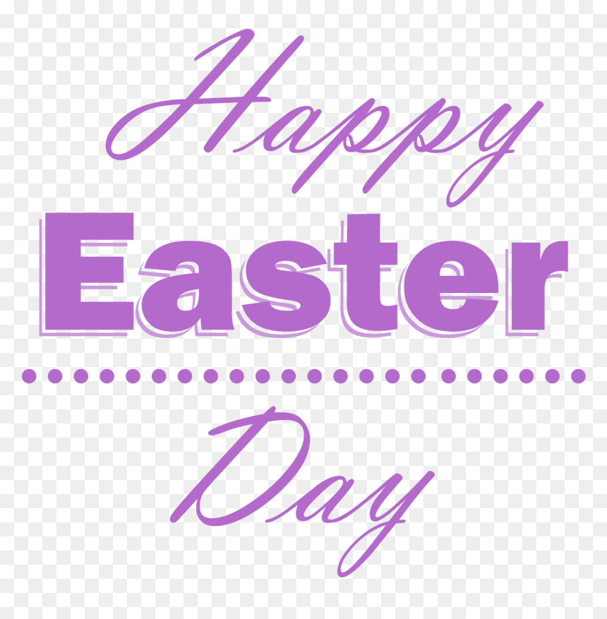 Happy Easter Day Png Picture - Calligraphy, Transparent Png - happy easter png