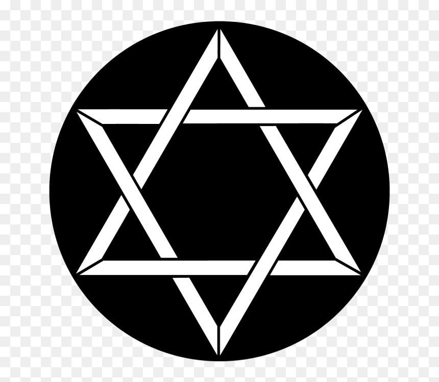 Star Of David Black Background, HD Png Download - star of david png