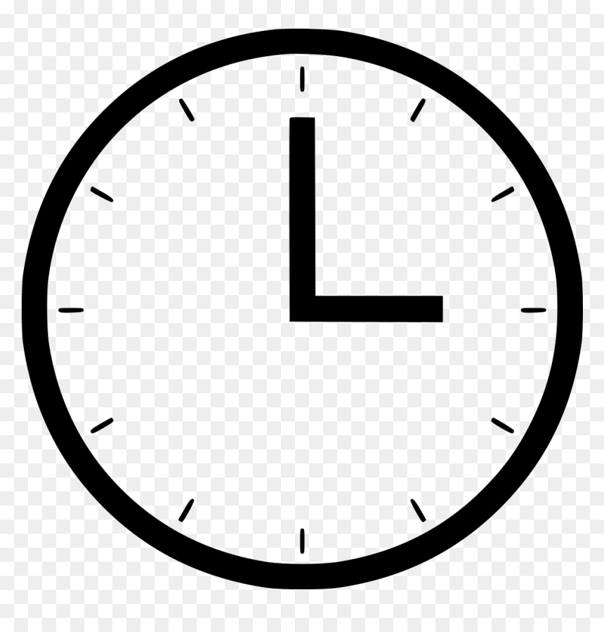 Transparent Time Clock Icon Png Cherno Bela Streshka Kompasa Png Download Vhv