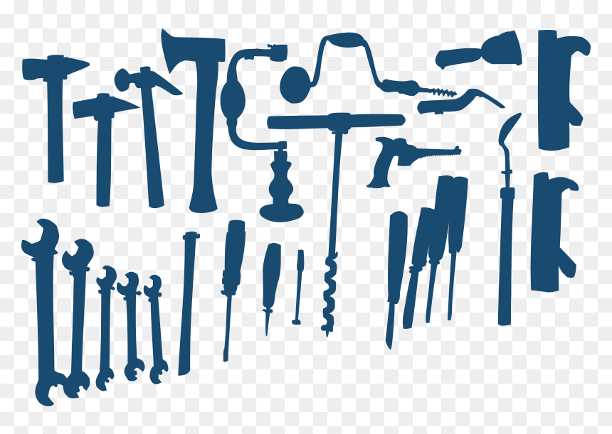 Tools On The Wall Clip Arts - Diy Tools Clipart, HD Png Download - tools png