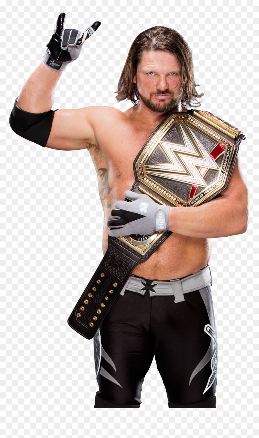 Aj Styles Download Png Image - Wwe Intercontinental Champion 2017, Transparent Png - aj styles png