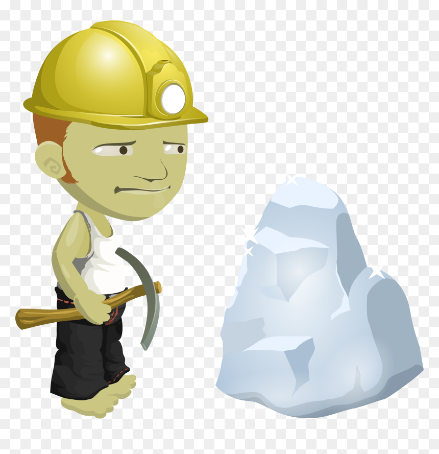 Miner From Glitch Clip Arts - Coal Miner Animated Transparent, HD Png Download - glitch png