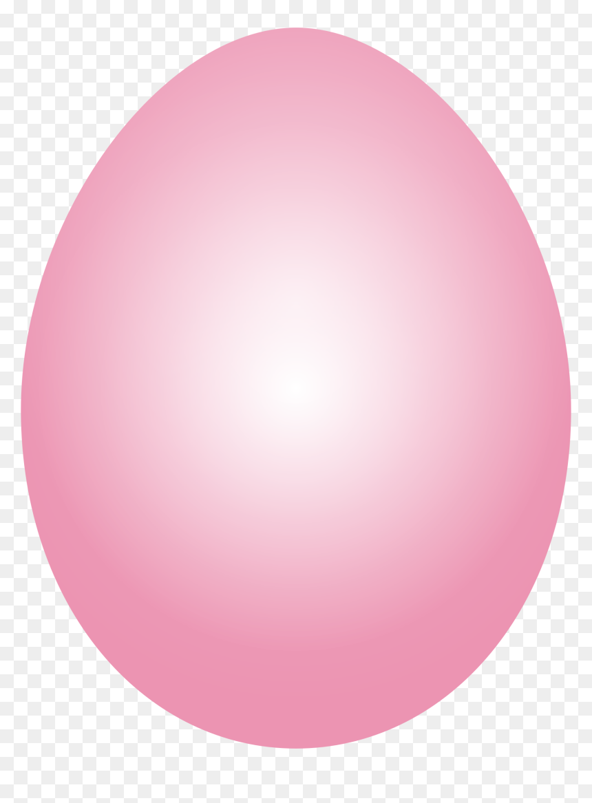 Pink Easter Egg Clip Arts - Pink Easter Egg Clipart, HD Png Download - easter eggs png
