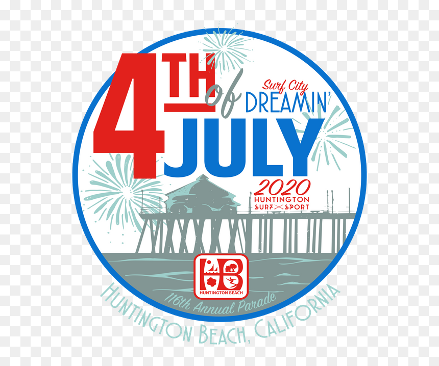 Huntington Beach, HD Png Download - 4th of july png
