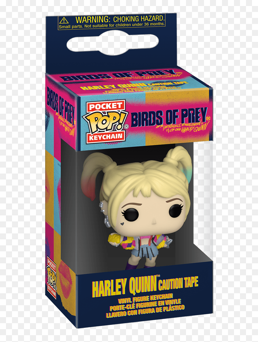 Pocket Pop Harley Quinn Birds Of Prey, HD Png Download - caution tape png