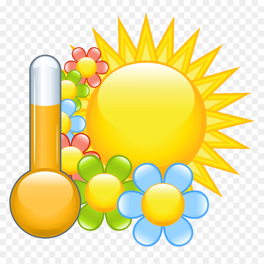 Free Clip Art Spring, HD Png Download - sunshine png